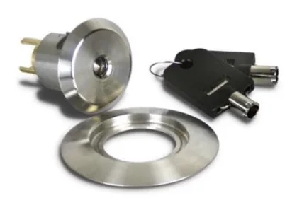 Hykee RepLock high-security cylinder, security bezel and keys